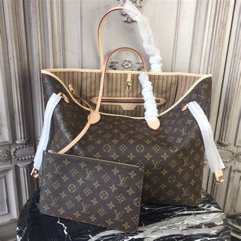 lv neverfull beige|louis vuitton Neverfull bags.